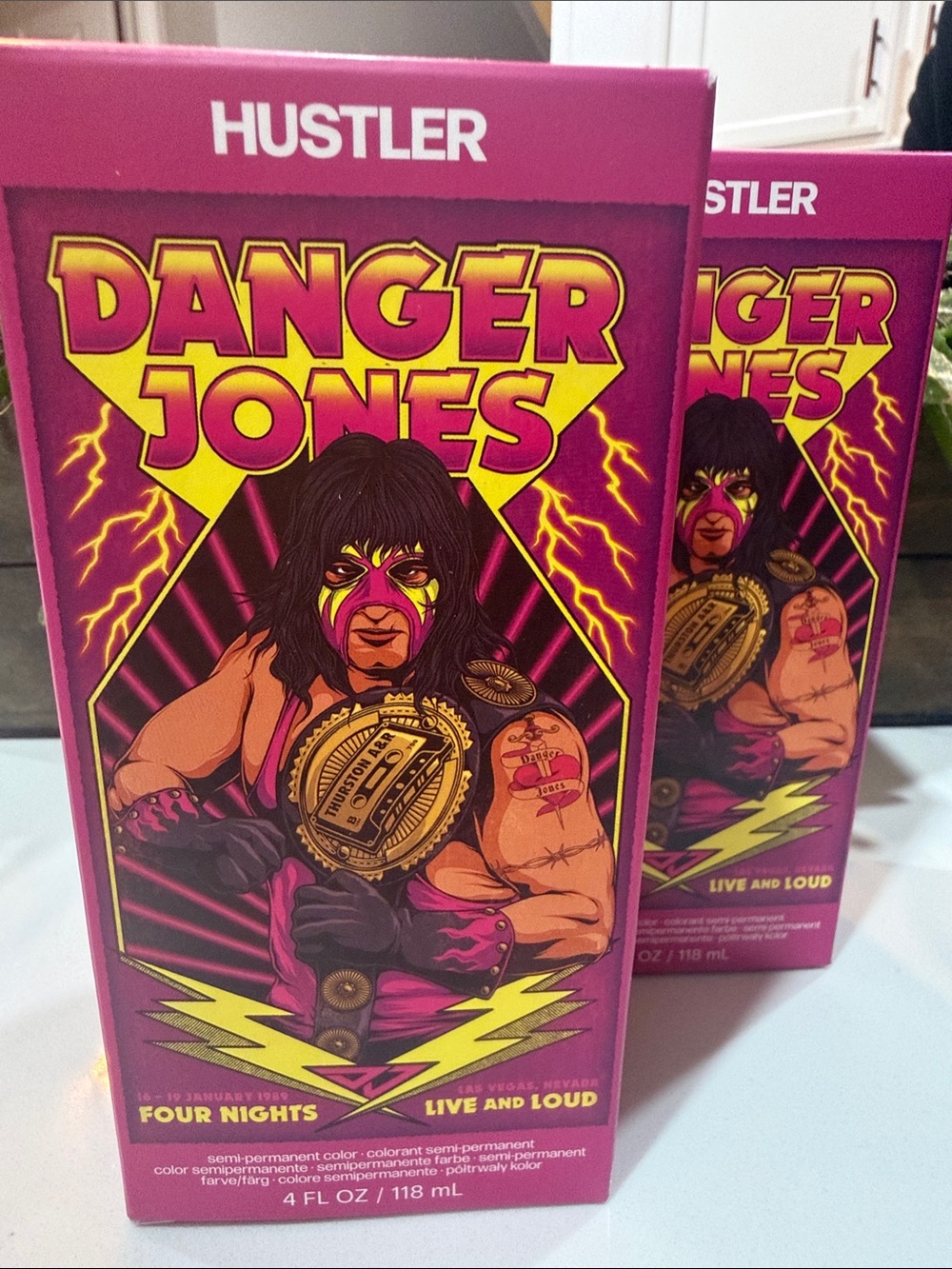 Hustler Hollywood Danger Jones Semi-Permanent Hair Color - Hot Pink & Yellow